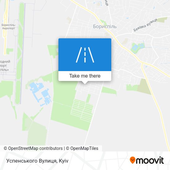 Успенського Вулиця map
