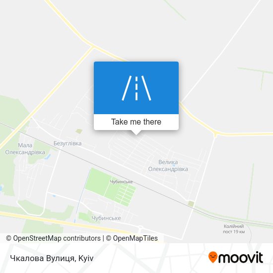 Чкалова Вулиця map