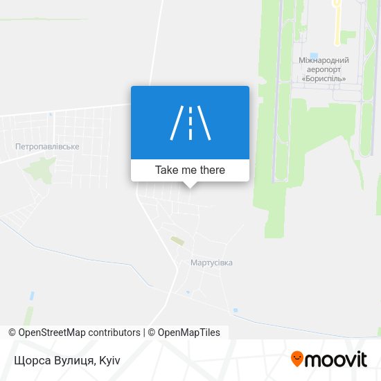 Щорса Вулиця map