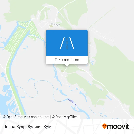Карта Івана Кудрі Вулиця
