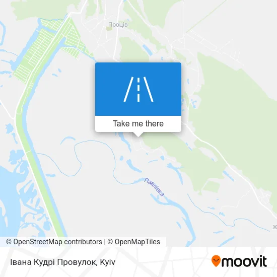 Карта Івана Кудрі Провулок