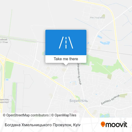 Карта Богдана Хмельницького Провулок