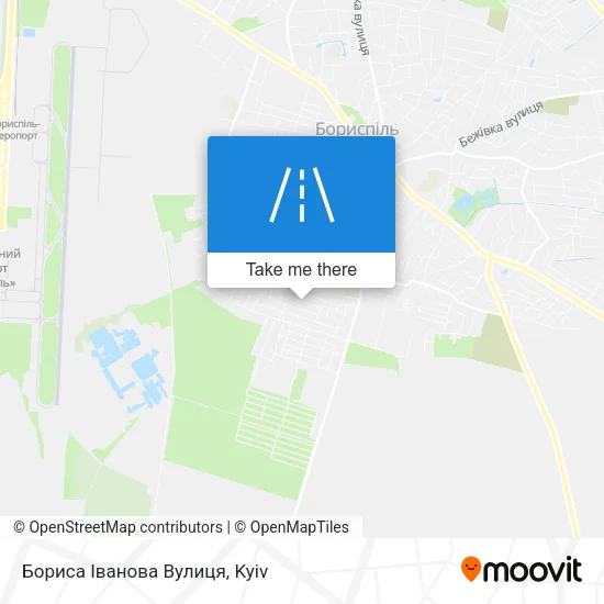 Карта Бориса Іванова Вулиця