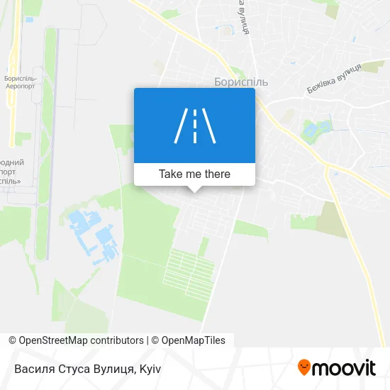 Карта Василя Стуса Вулиця