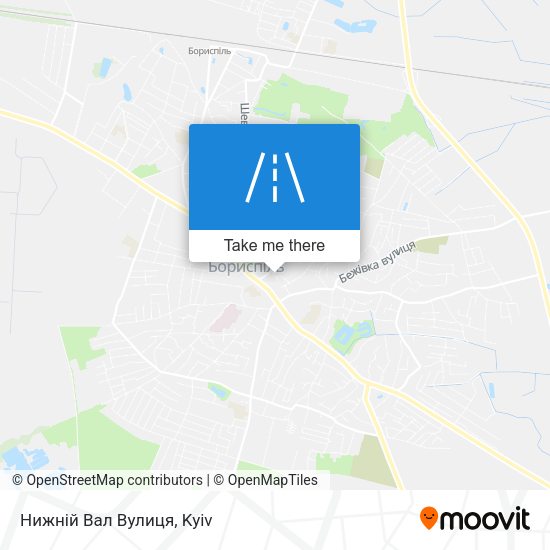 Нижній Вал Вулиця map