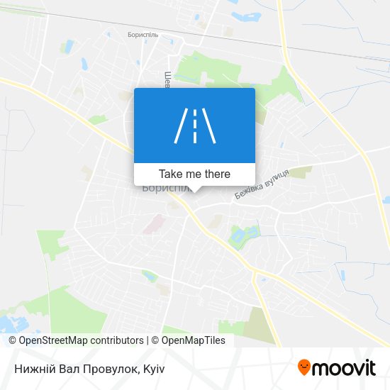 Нижній Вал Провулок map