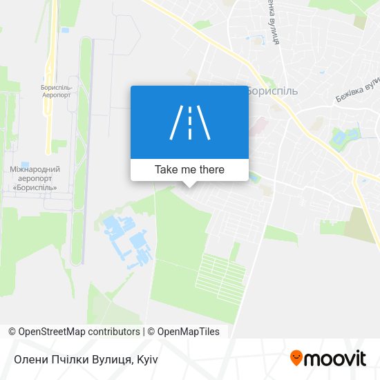 Олени Пчілки Вулиця map