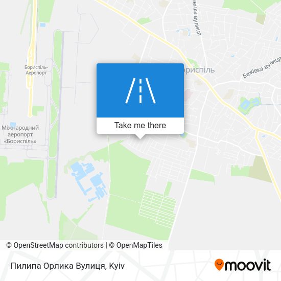 Пилипа Орлика Вулиця map