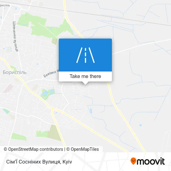 Карта Сім’Ї Сосніних Вулиця