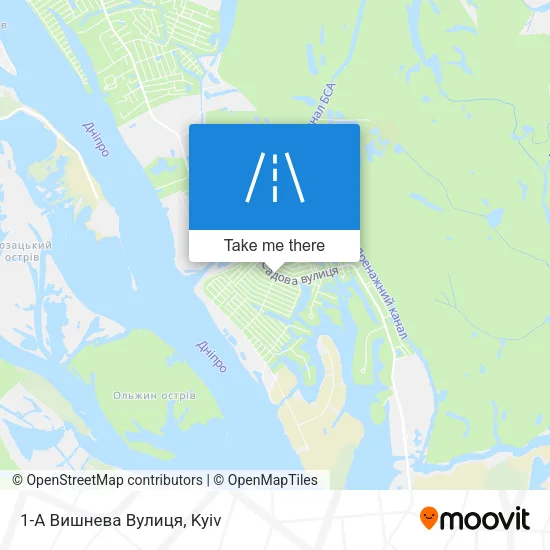 Карта 1-А Вишнева Вулиця