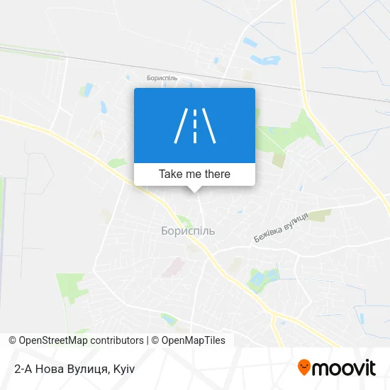 Карта 2-А Нова Вулиця