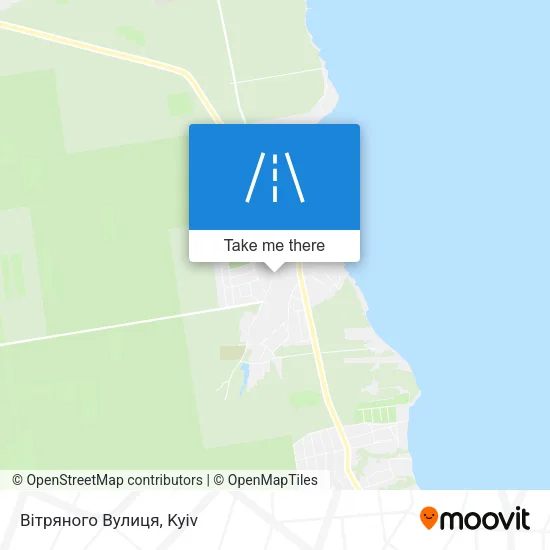 Карта Вітряного Вулиця