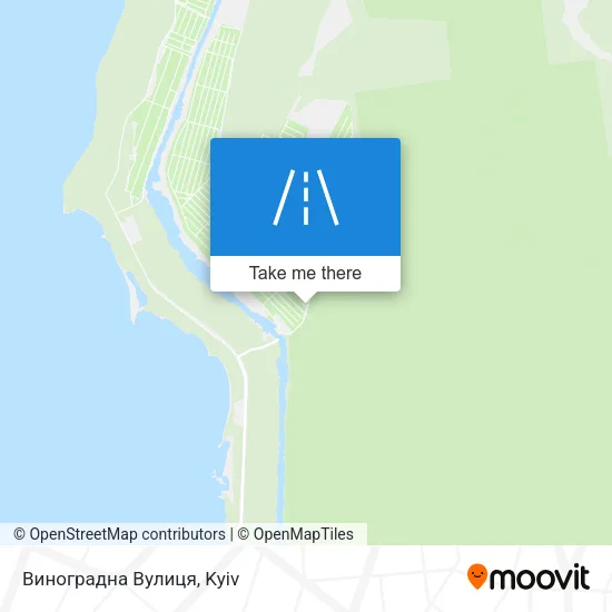 Карта Виноградна Вулиця