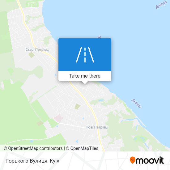 Горького Вулиця map