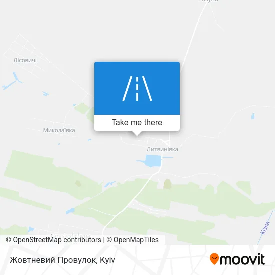 Карта Жовтневий Провулок