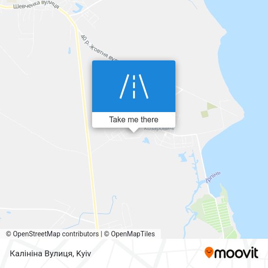 Калініна Вулиця map