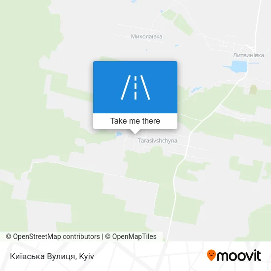 Карта Київська Вулиця