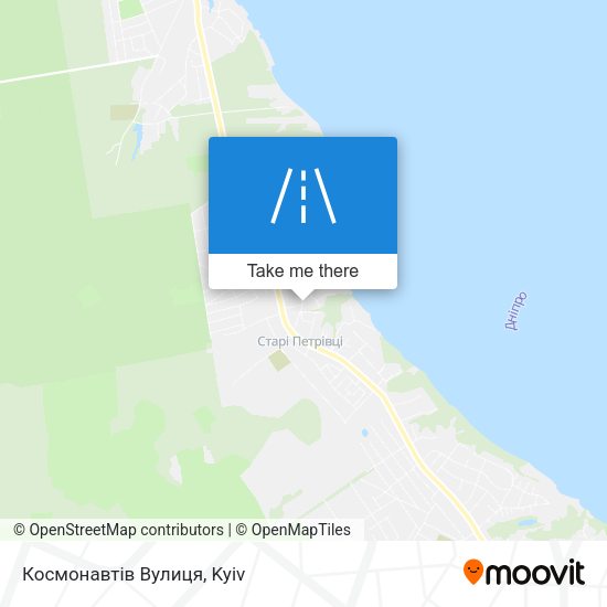 Космонавтів Вулиця map