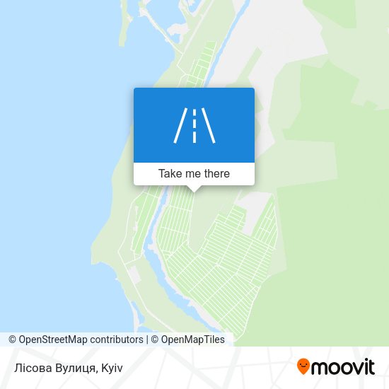 Лісова Вулиця map