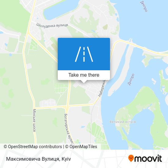 Максимовича Вулиця map