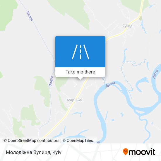 Молодіжна Вулиця map