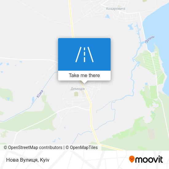 Нова Вулиця map