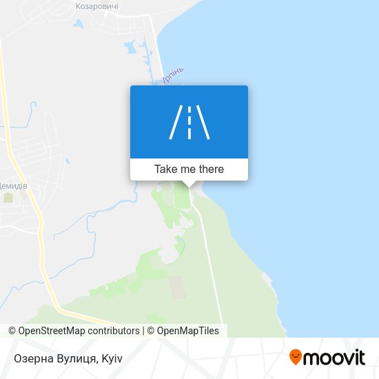 Озерна Вулиця map