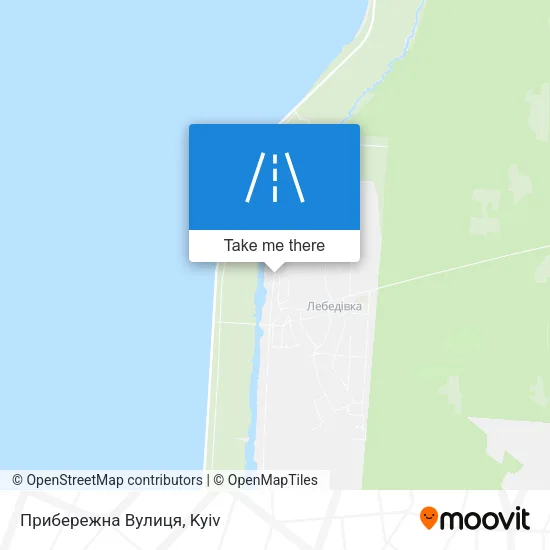 Прибережна Вулиця map
