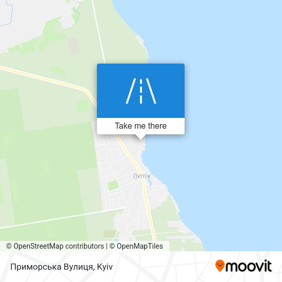 Приморська Вулиця map
