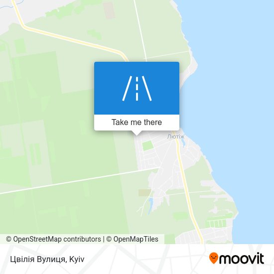 Цвілія Вулиця map