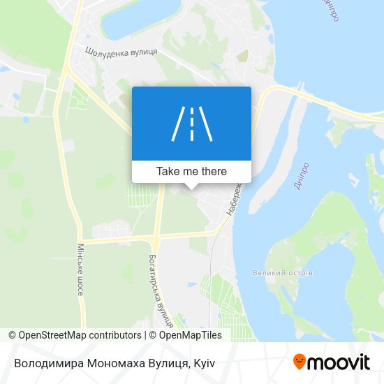 Володимира Мономаха Вулиця map