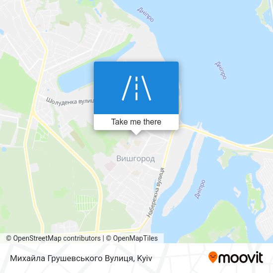Михайла Грушевського Вулиця map