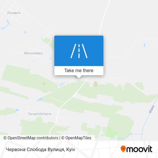 Червона Слобода Вулиця map