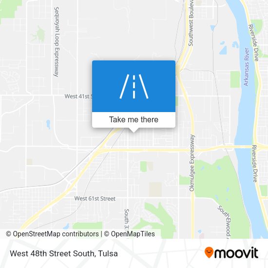 Mapa de West 48th Street South