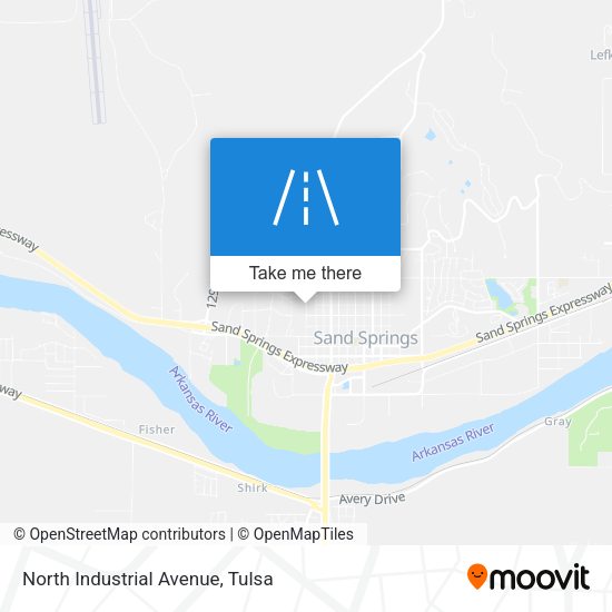 North Industrial Avenue map