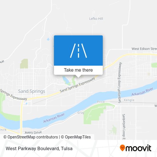 West Parkway Boulevard map