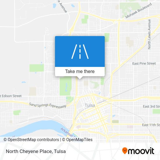 Mapa de North Cheyene Place