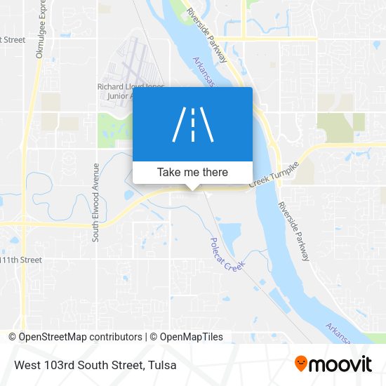 Mapa de West 103rd South Street