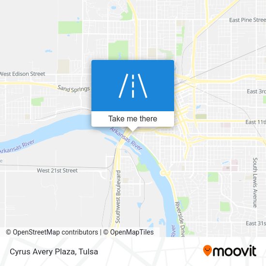 Mapa de Cyrus Avery Plaza