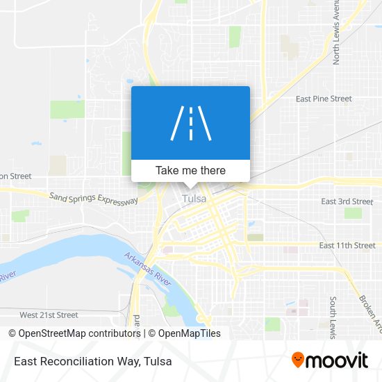 Mapa de East Reconciliation Way