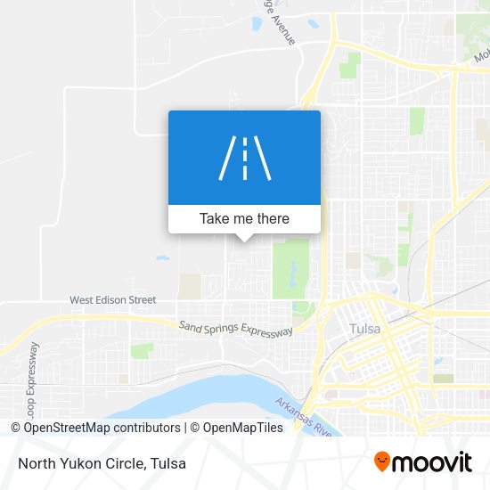 Mapa de North Yukon Circle