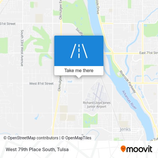 Mapa de West 79th Place South