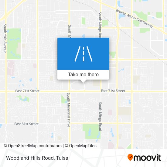 Mapa de Woodland Hills Road