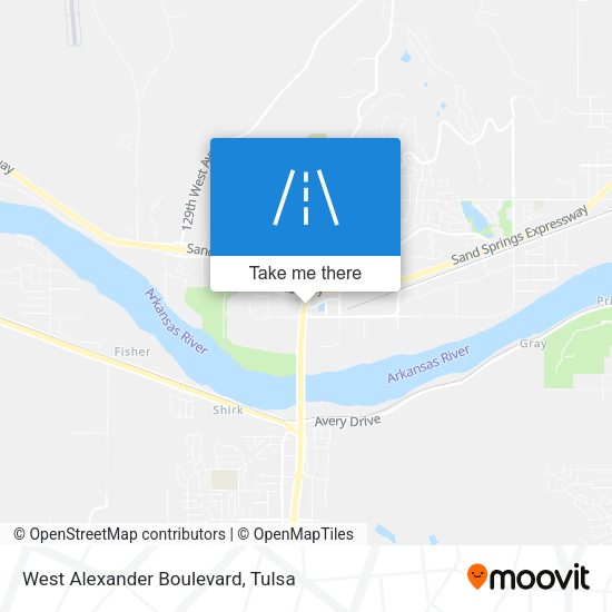 Mapa de West Alexander Boulevard