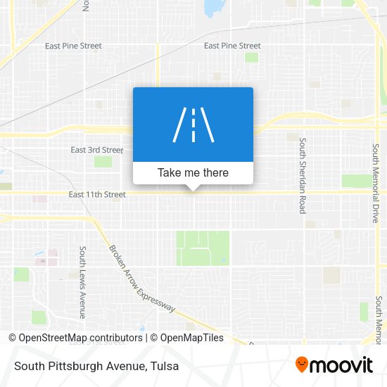 South Pittsburgh Avenue map