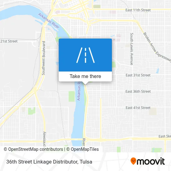 36th Street Linkage Distributor map