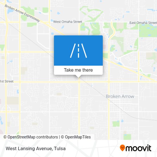 Mapa de West Lansing Avenue