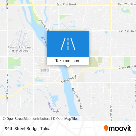 96th Street Bridge map