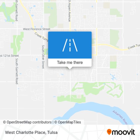 West Charlotte Place map