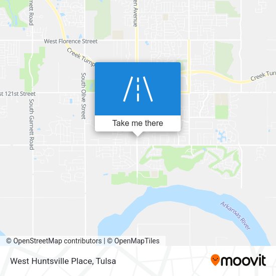 West Huntsville Place map